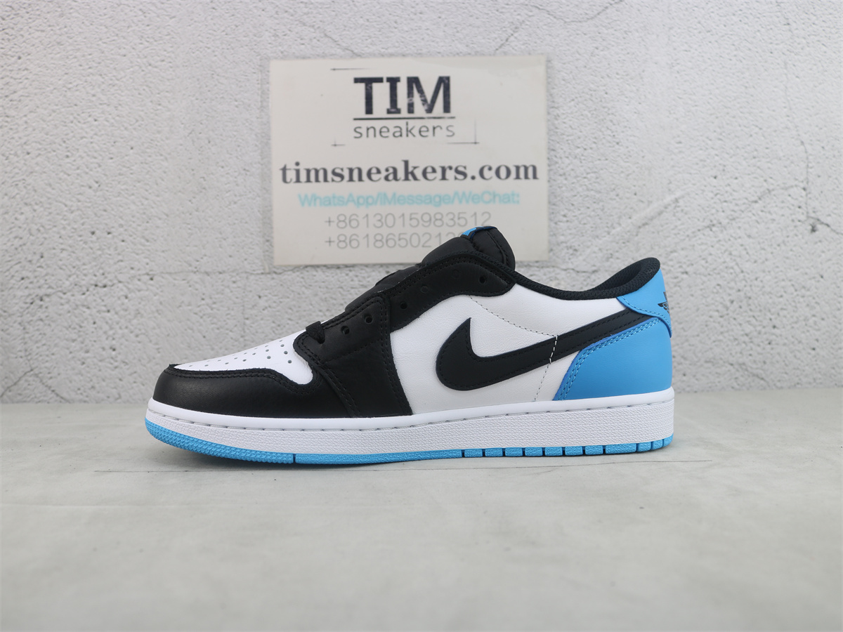 LJR Batch Air Jordan 1 Retro Low OG Black Dark Powder Blue CZ0790-104